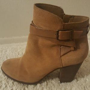 Leather booties